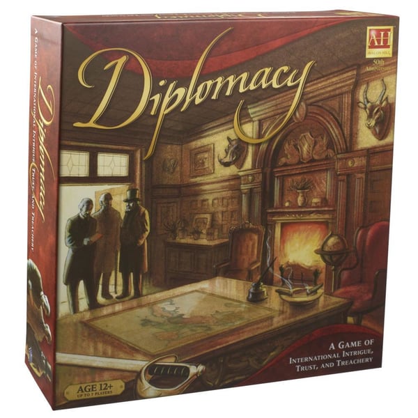 Hasbro Gaming Avalon Hill Diplomacy Brädspel Strategi