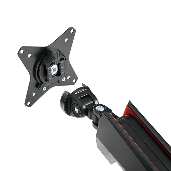LogiLink BP0091 monitorin kiinnike ja jalusta 81,3 cm (32") Vastaanotto Musta, Punainen