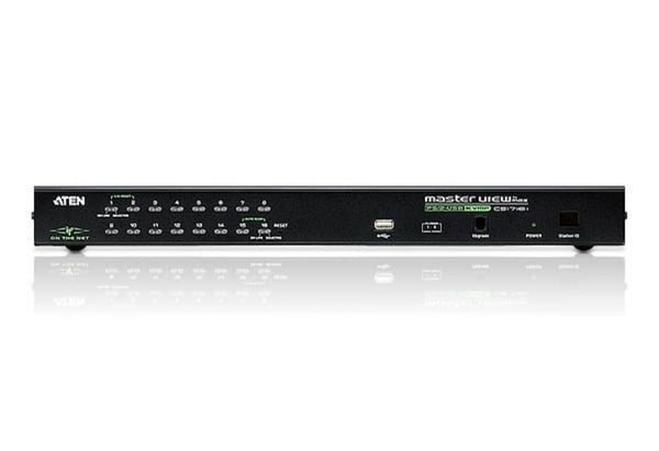 ATEN 1 PS/2-USB VGA KVM över Ip-switch, med 16 portar för lokal/fjärran delad åtkomst