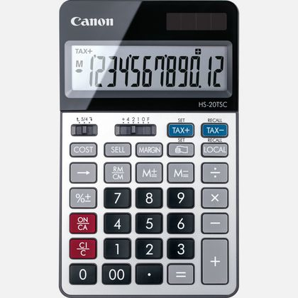 Canon HS-20TSC laskin Työpöytä Talouslaskin Musta, Hopea