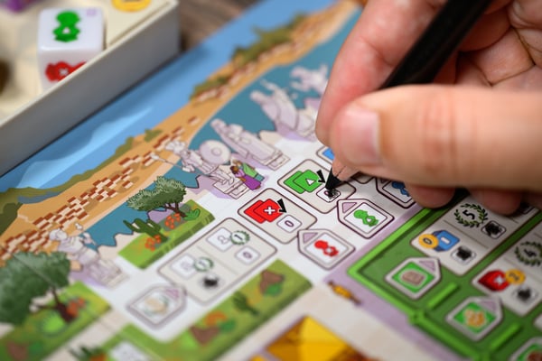 Asmodee 7 Wonders Dice 7 Wonders Dice Brætspil Strategi