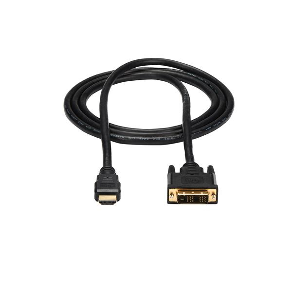 StarTech.com 1,8 m HDMI–DVI-kaapeli, DVI-D–HDMI-näyttökaapeli (1920x1200p)