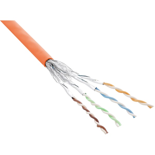 InLine 76499O nätverkskablar Orange 100 m Cat6 S/FTP (S-STP)