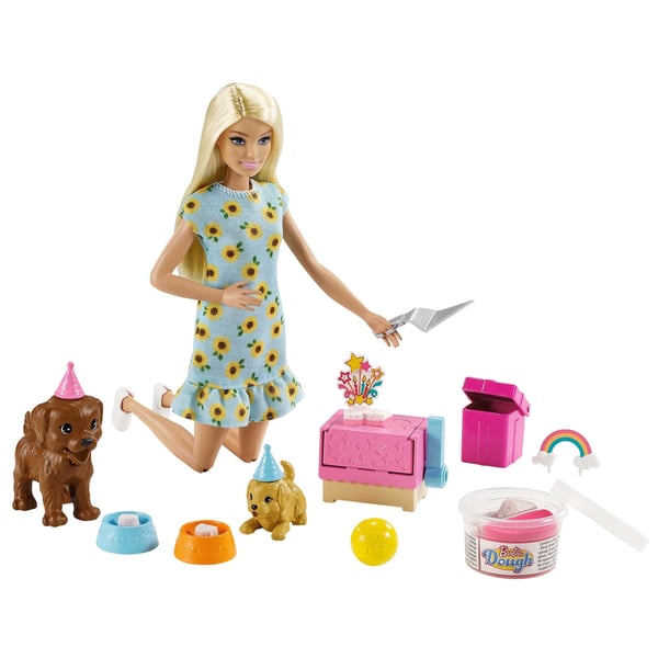 Barbie Puppy Party-dukke og -legesæt