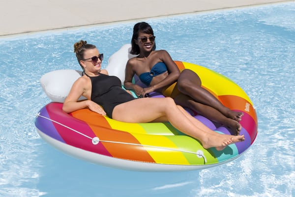 Bestway 43722 pool- och badmadrass Multifärg Monokromatiskt PVC