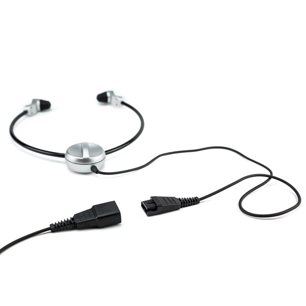 Grundig Swingphone 568 Hörlurar Kabel Under hakan Svart, Silver