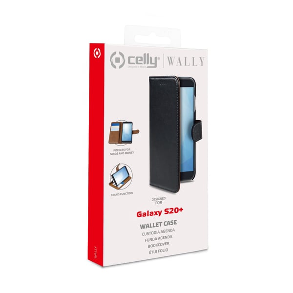 Celly WALLY mobiltelefon etui 17 cm (6.7") Tegnebogsetui Sort