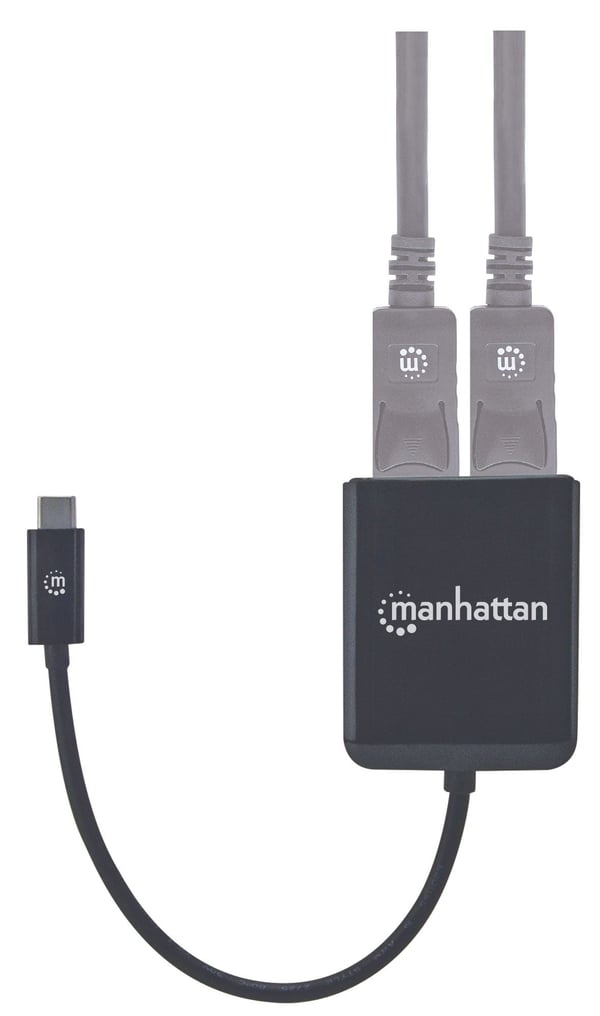 Manhattan 152952 USB grafisk adapter 3840 x 2160 pixel Sort