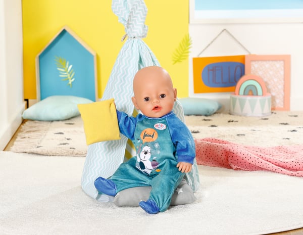 BABY born Romper Blue Dukkesparkedragt