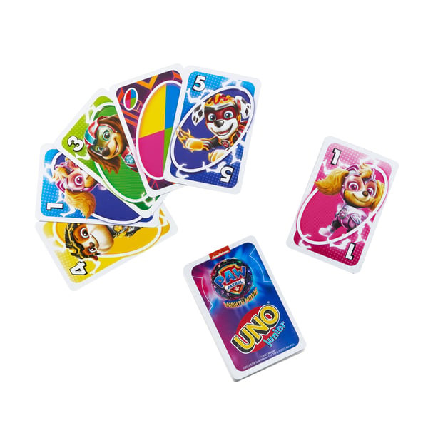 Mattel Games UNO Junior Paw Patrol The Mighty Movie