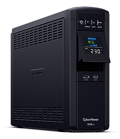CyberPower CP1350EPFCLCD UPS-virtalähde Linjainteraktiivinen 1,35 kVA 810 W 6 AC-pistorasia(a)