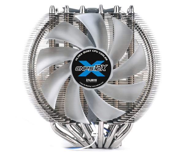Zalman CNPS12X Computerkølesystem Processor Køler 12 cm Grå