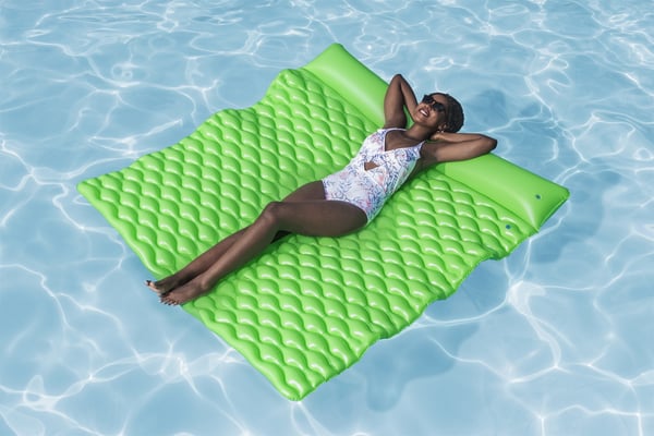Bestway 44106 pool og strand flyder Grøn Monokromatisk PVC Flydende madras
