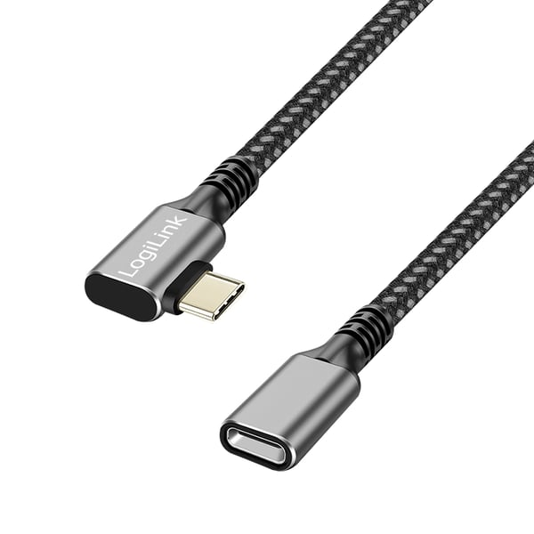 LogiLink CUA0110 USB-kabel USB 3.2 Gen 2 (3.1 Gen 2) 0,5 m USB C 10 Gbit/sek. 100 W Sort, Grå LogiLink CUA0110 USB-kabel USB 3.2 Gen 2 (3.1 Gen 2) 0,5 m USB C 10 Gbit/sek. 100 W Sort, Grå