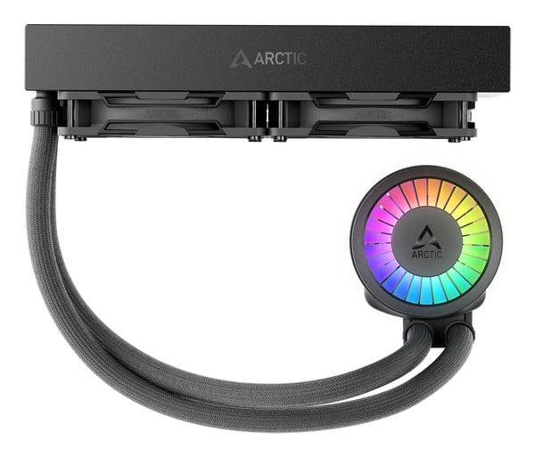 ARCTIC Liquid Freezer III Pro 240 A-RGB Suoritin All-in-one-nesteenjäähdytin 12 cm Musta, Valkoinen 1 kpl