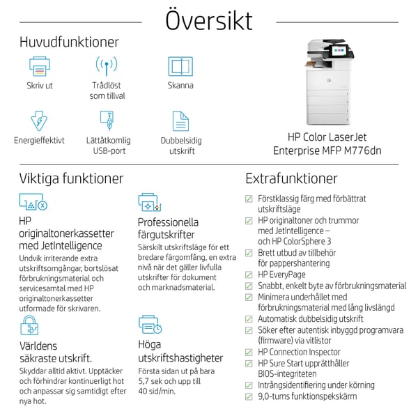 HP Color LaserJet Enterprise MFP M776dn