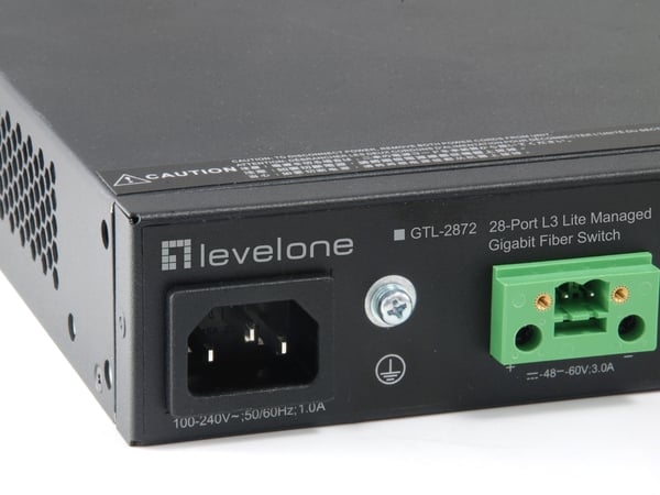 LevelOne GTL-2872 verkkokytkin Hallittu L3 Musta