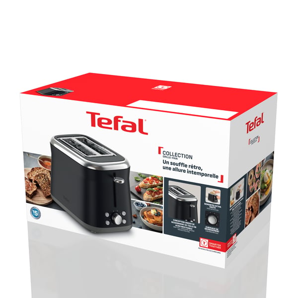 Tefal Collection TT7208E0 brødrister 8 2 skive(r) 850 W Sort