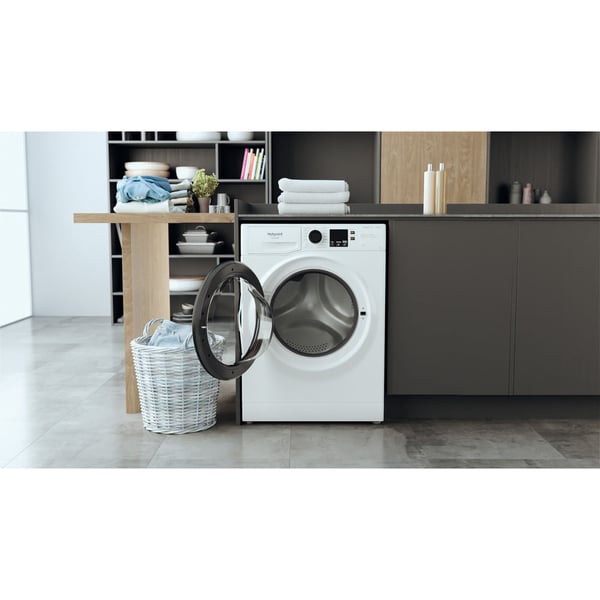Hotpoint Active 40 NF1046WK IT Pesukone Edestä täytettävä 10 kg 1351 RPM Valkoinen