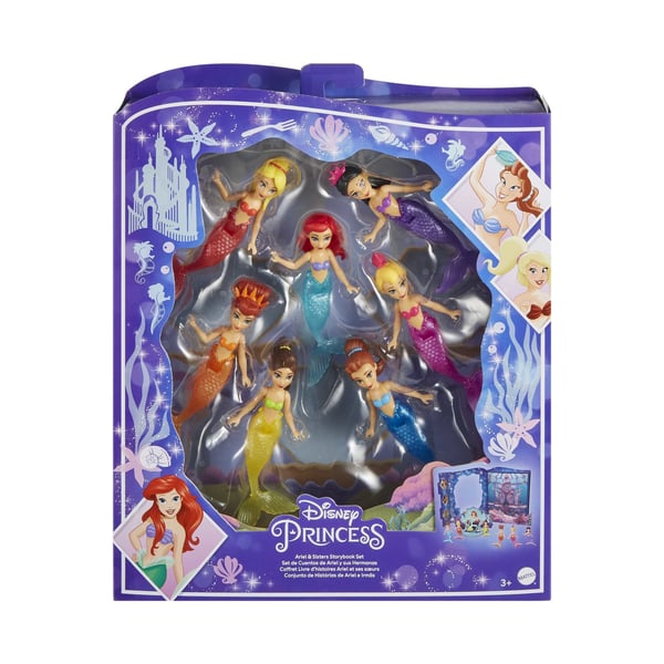 Disney Princess Ariel & Sisters Storybook Set