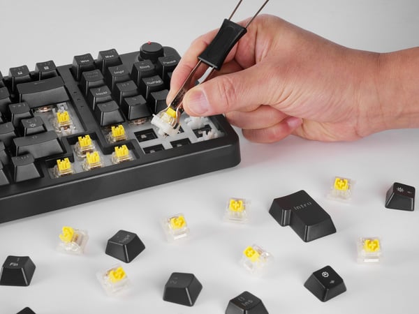 Mars Gaming MKPROBES tastatur Spil USB QWERTY Spansk Sort