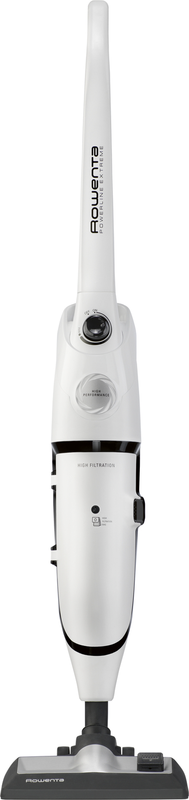 Rowenta Powerline Extreme RH8037WA upprättstående dammsugare och elektrisk sopborste Skaftdammsugare AC Torr Dammpåse 2,2 l 750 W Vit