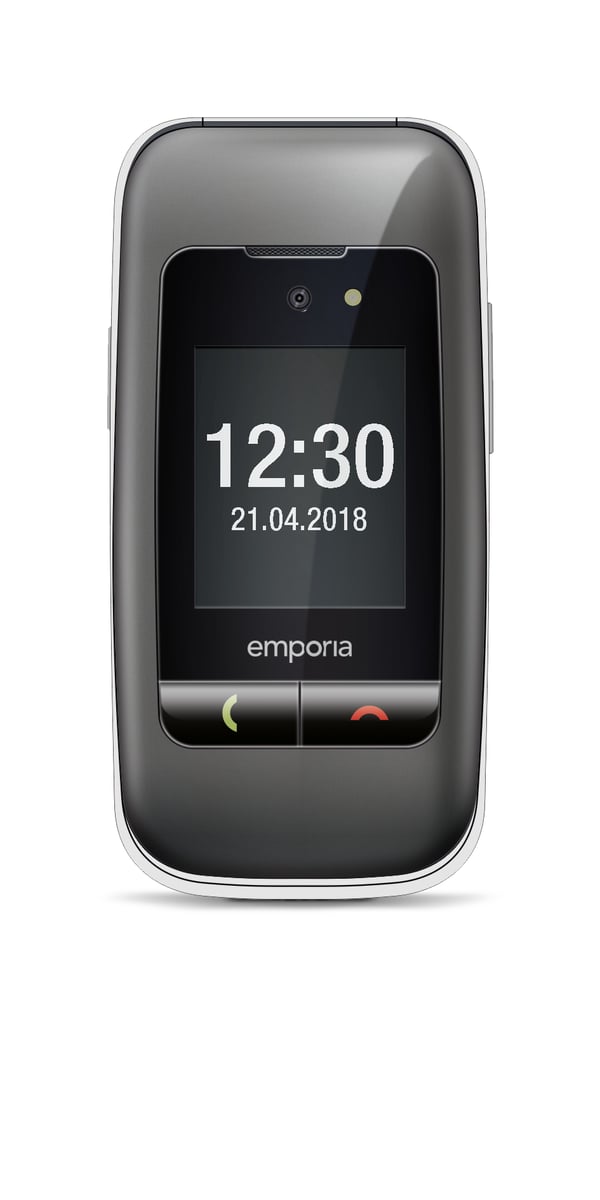 Emporia emporiaONE 6,1 cm (2.4") 80 g Grå, Sølv Senior telefon