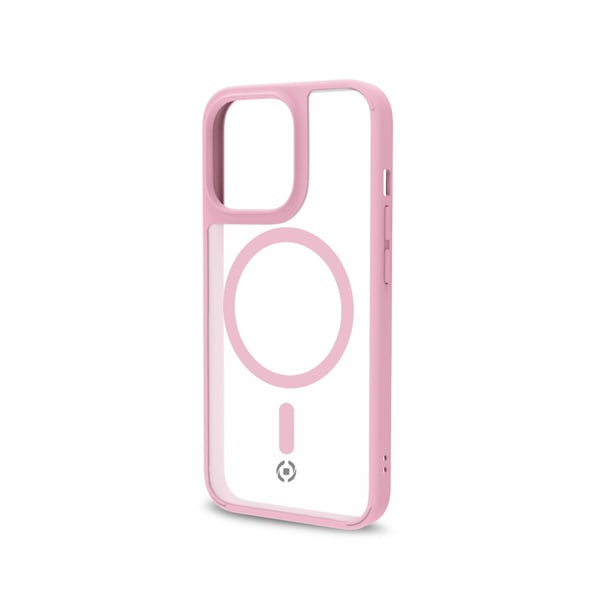 Celly Magmatt mobiltelefon etui 15,5 cm (6.1") Cover Lyserød, Transparent