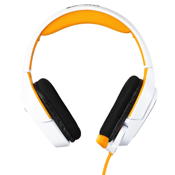 Konix Naruto 80381117963 hörlur och headset Kabel Huvudband Spela Svart, Vit, Gul