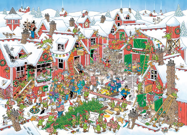 Jan van Haasteren - Santa's Village (1000 Pieces)