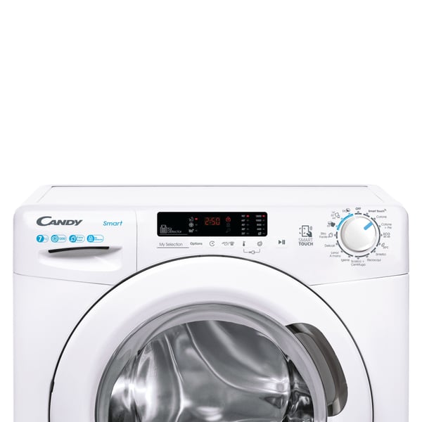 Candy Smart CSS4372DW4/1-11 vaskemaskine Front-læsning 7 kg 1300 rpm Hvid
