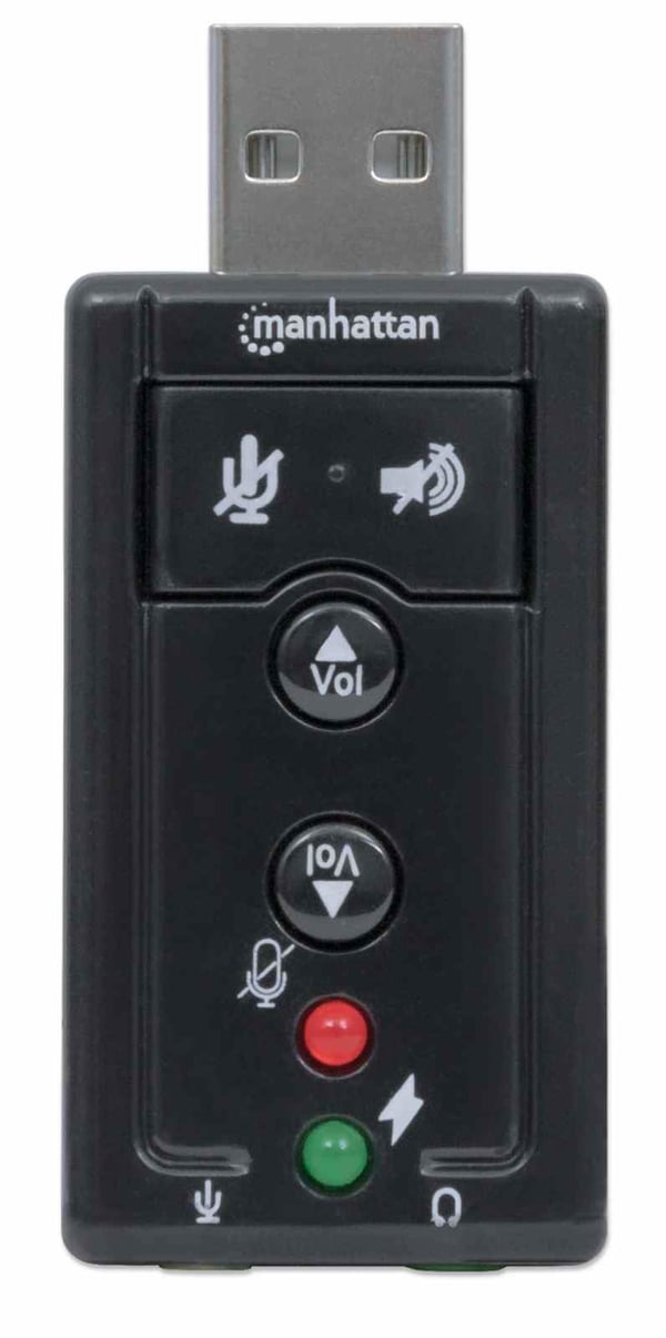 Manhattan 152341 lydkort 7.1 kanaler USB