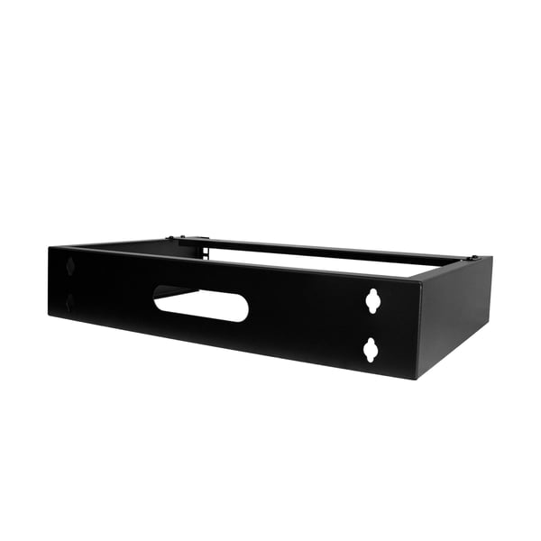 StarTech.com 2U&nbsp;väggmonterat rack&nbsp;- 14 tum. Djup&nbsp;(Lågprofil)&nbsp; - 19-tums väggmonterat patchpanelfäste för grund server- och IT-utrustning,&nbsp;nätverksswitchar&nbsp; - 35 kg vikt&nbsp;kapacitet, svart