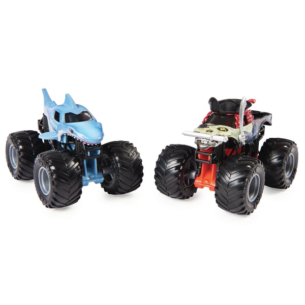 Monster Jam MNJ VHC Dragon vs Sparkle Smash GML