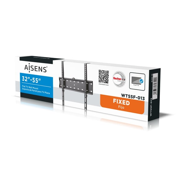 AISENS WT55F-013 TV-kiinnike 139,7 cm (55") Musta