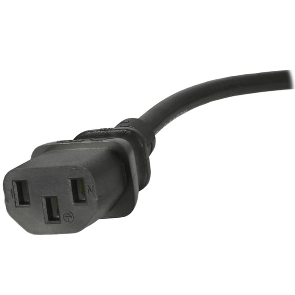 StarTech.com 1,8 m GB Computer Strømkabel, 18AWG, BS 1363 til C13, 10A 250V, Sort erstatnings-AC Str