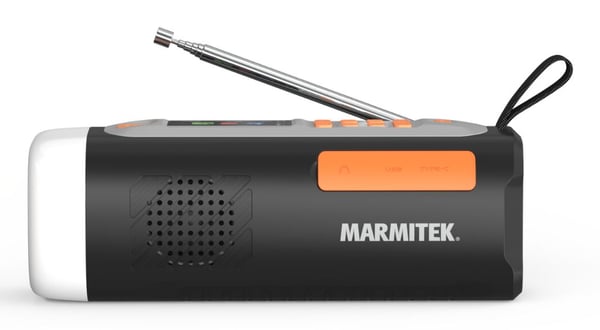 Marmitek 25008644 radio Kannettava Analoginen & digitaalinen Musta