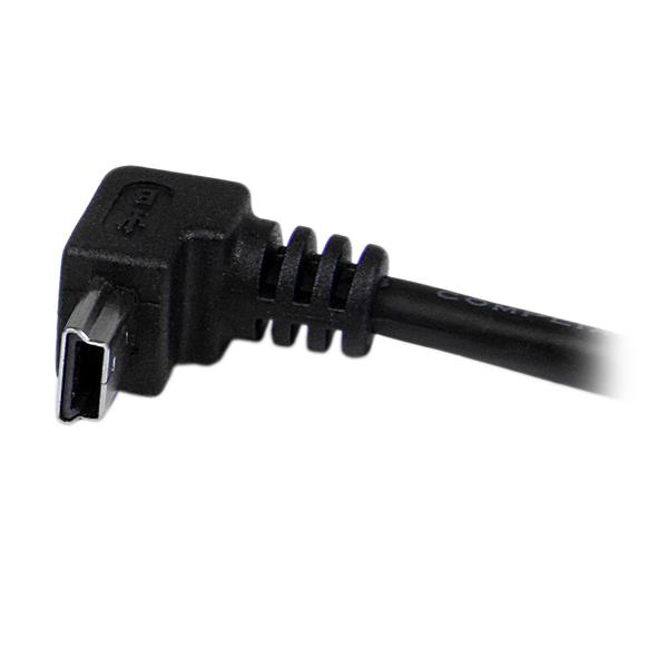 StarTech.com USBAMB2MD USB-kablar USB 2.0 2 m USB A Mini-USB B 0,48 Gbit/s Svart