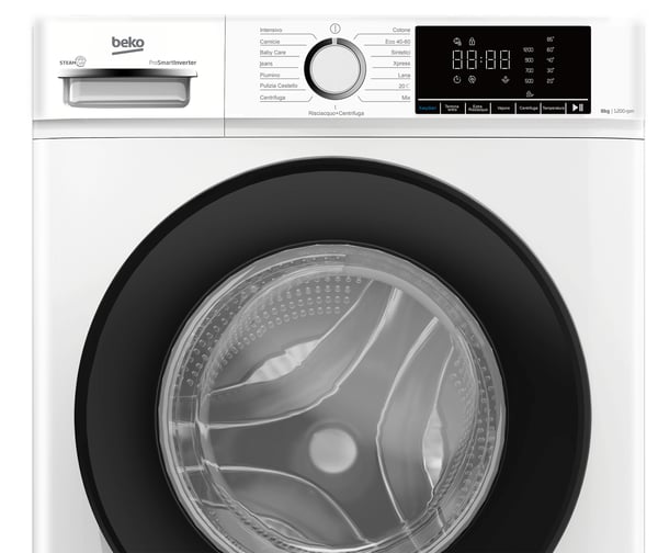 Beko b100 BMX8126DB vaskemaskine Front-læsning 8 kg 1200 rpm Hvid