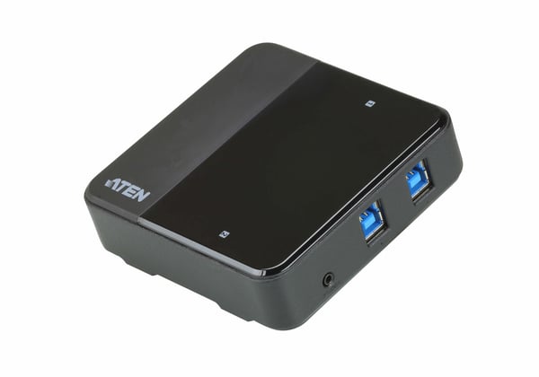 ATEN 2 x 4 USB 3.2 Gen1-switch för delning av kringutrustning