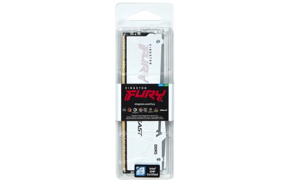 Kingston Technology FURY Beast 16 GB 6000 MT/s DDR5 CL30 DIMM White RGB EXPO