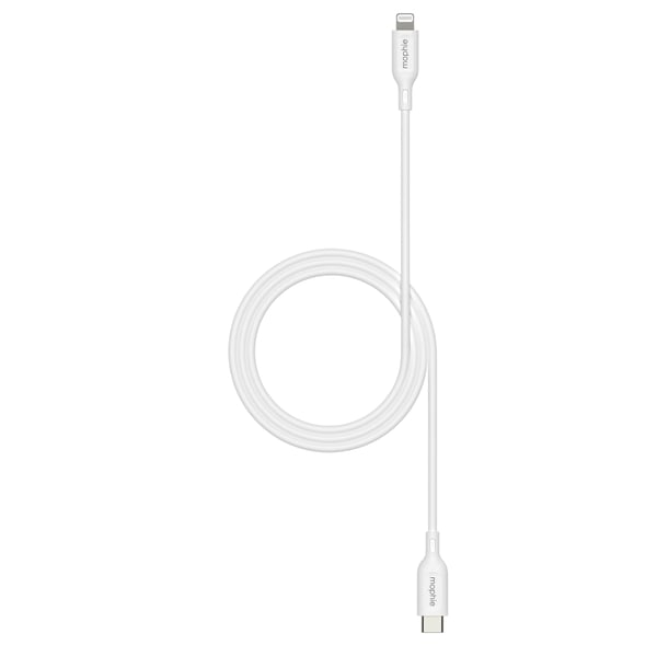 mophie essentials Lightning to USB-C | charging cable (1M) Valkoinen