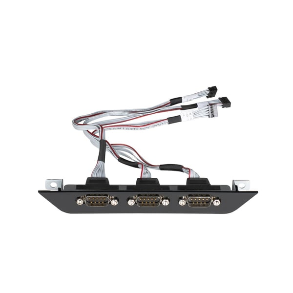 Shuttle PCM31, Triple COM port (RS232) expansion module for XH Slim-PC series seriella kablar Svart, Silver 3 x COM