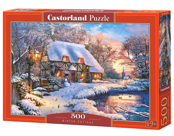 Castorland Winter Cottage 500 pcs Pussel 500 styck Liggande