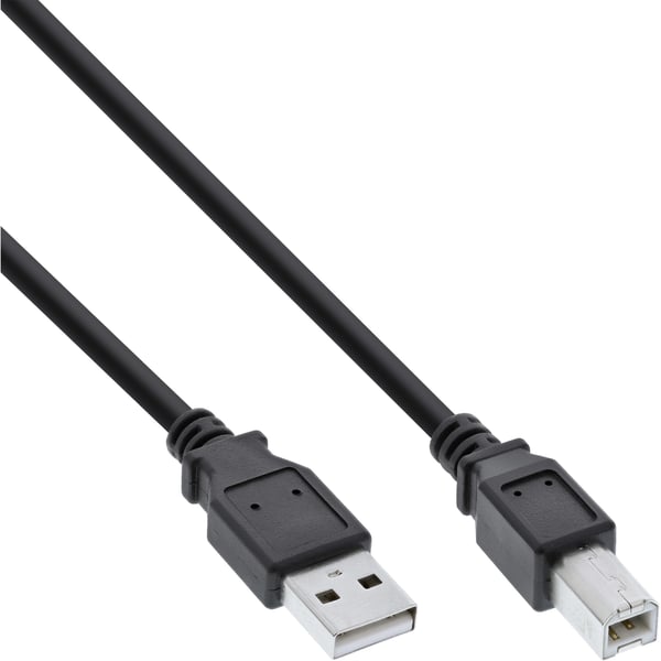InLine 34535X USB-kabel 3 m USB A USB B 0,48 Gbit/sek. Sort