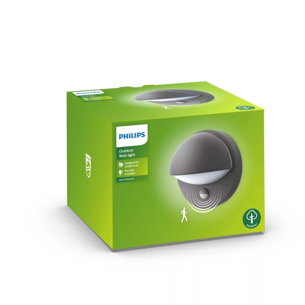 Philips myGarden June væglampe 12 W E27 P45, uden pære