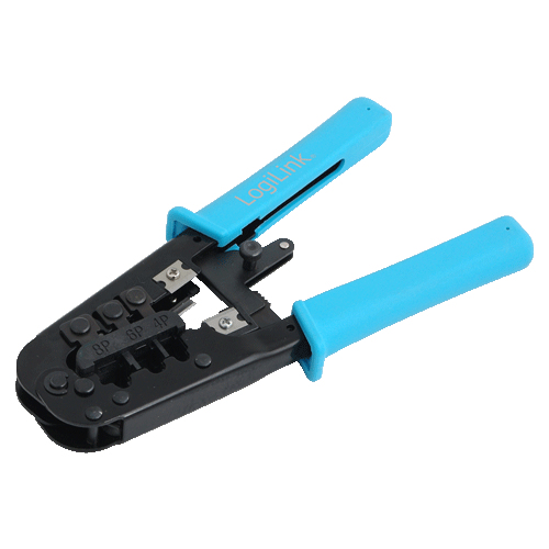 LogiLink 8P8C kabelstripper Sort, Blå