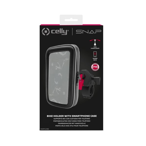 Celly SNAPFLEX Active-hållare Mobiltelefon / smartphone Svart