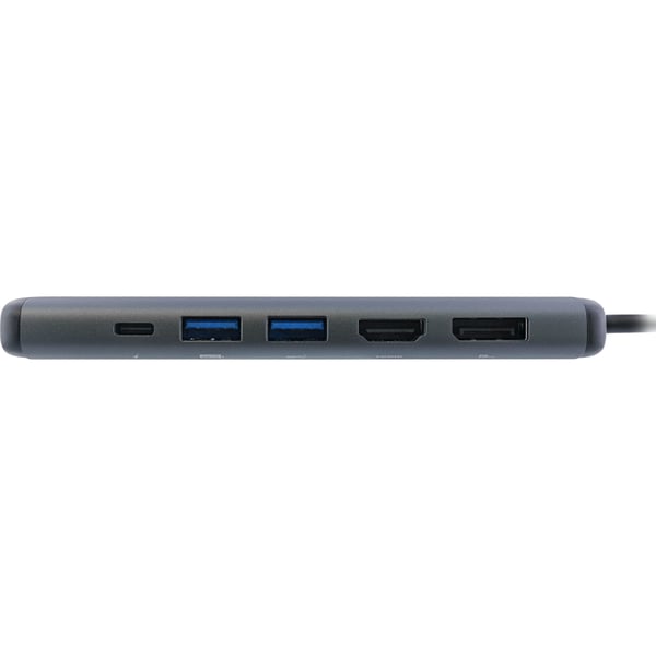 InLine 33278B gränssnittshubbar USB Type-C 1000 Mbit/s Grå