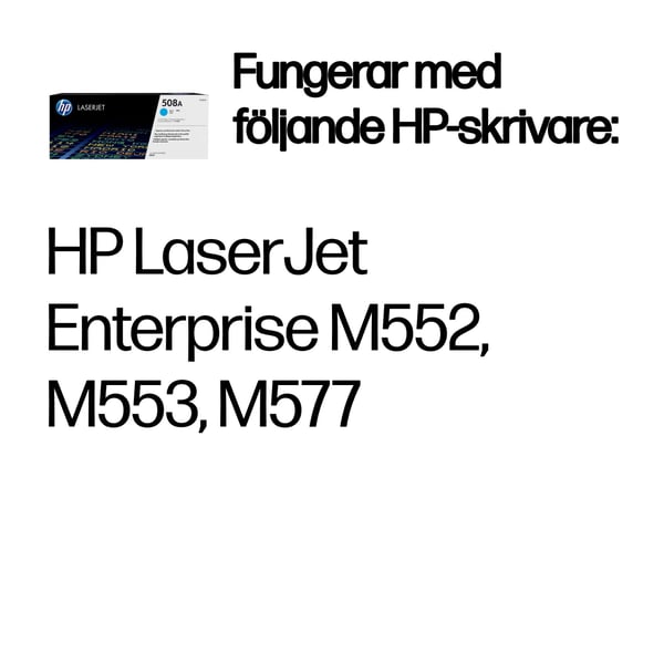 HP 508A - Cyan - original - LaserJet - Tonerpatron (CF361A)